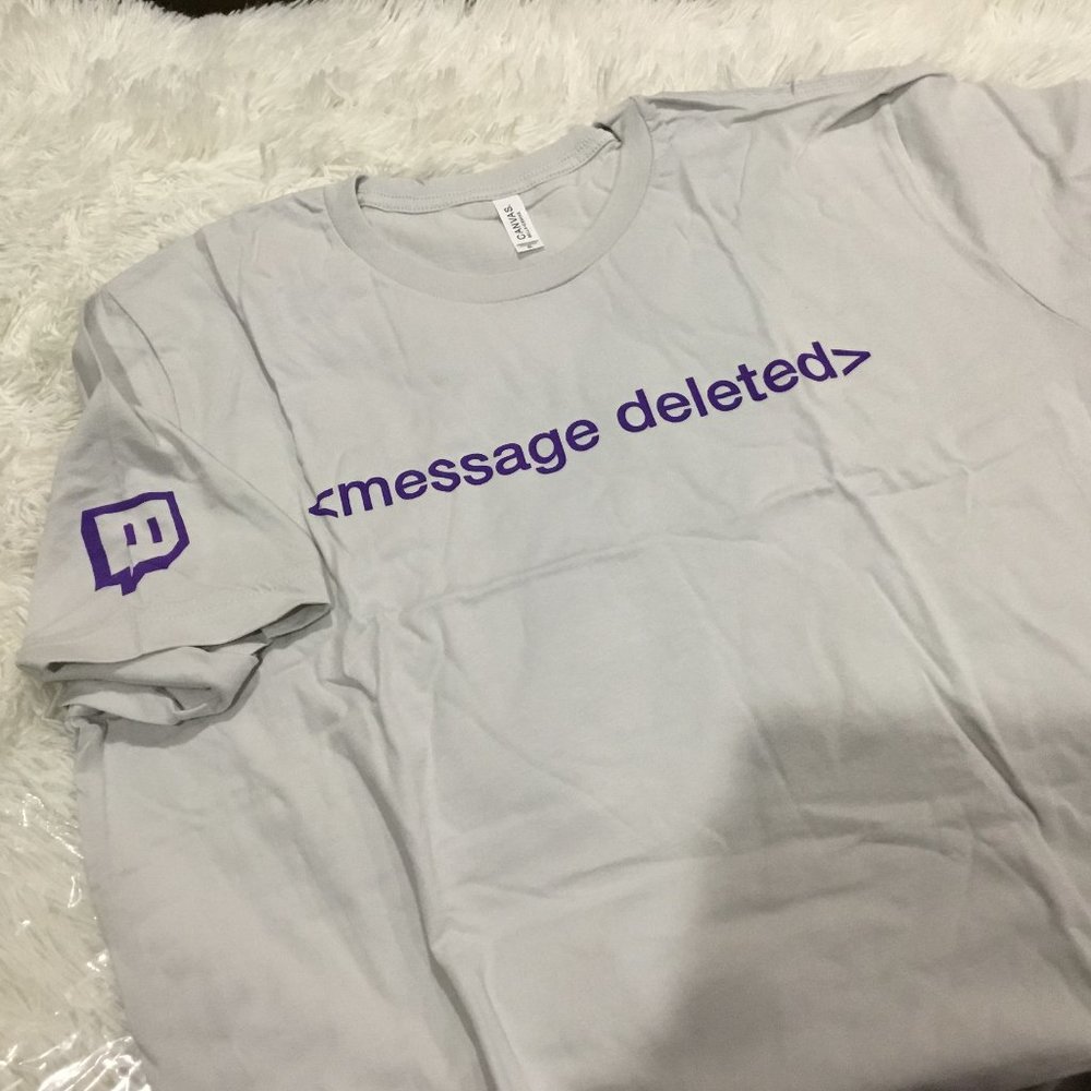NWT Message Deleted Graphic Tee